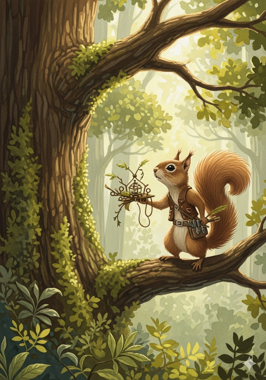 Nutty the Inventor Squirrel book cover